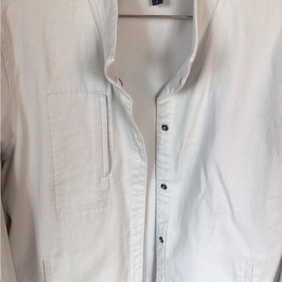 Classic Lg Eileen Fisher canvas neutral jacket - Picture 2 of 8